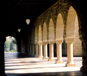 Columned Hallway