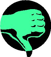 Thumbs down