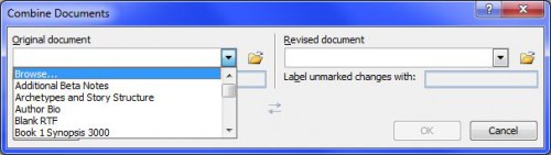 MS Word Combine dialog box 1