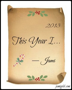 Blank Christmas stationary with text: This Year I...