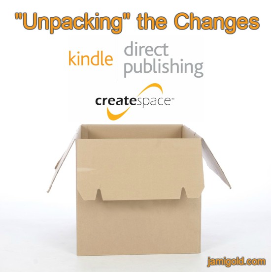 Empty box with KDP and CS logos with text: "Unpacking" the Changes