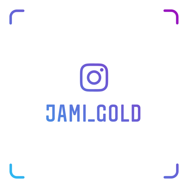 Instagram scan this nametag to follow Jami Gold