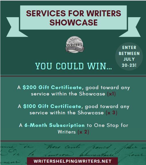 Services for Writers Showcase -- You could win!